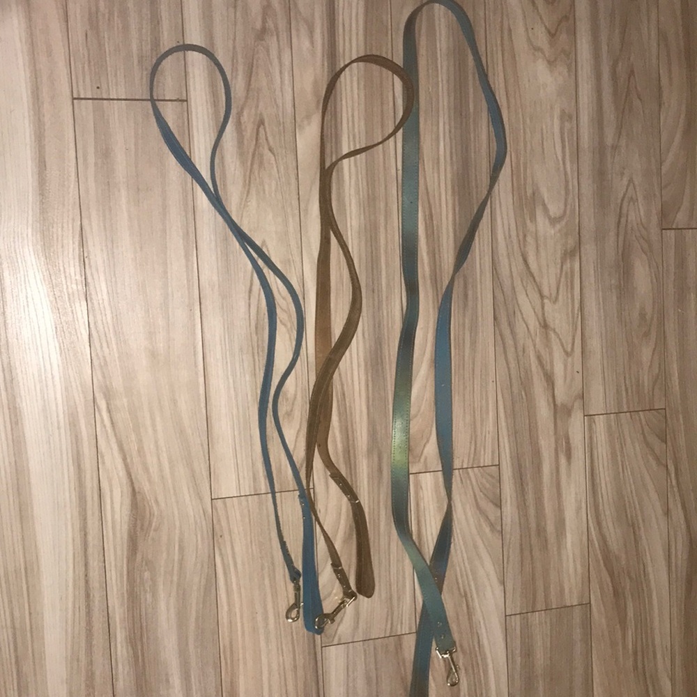 Genuine leather leashes